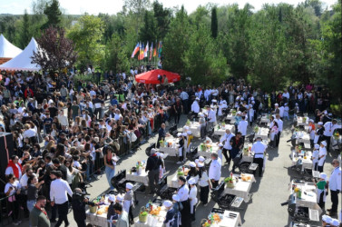 Şamaxının Meysəri kəndində Azərbaycanda ilk dəfə reallaşan Beynəlxalq Barbekü Festivalı keçirilib