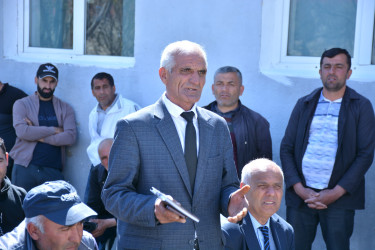 Şamaxı Rayon İcra Hakimiyyəti başçısının növbəti səyyar qəbulu rayonun Birinci Çaylı kənd sakinləri ilə keçirilib