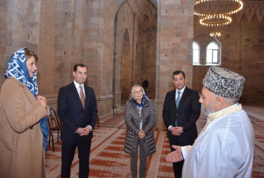 Bolqarıstan Respublikasının Prezidentinin xanımı Desislava Radeva Şamaxıya səfər edib