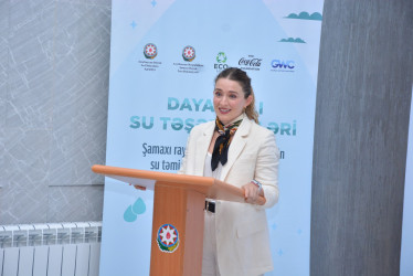 Şamaxı rayonunun Mərzəndiyə kəndində içməli su layihəsi həyata keçirilib