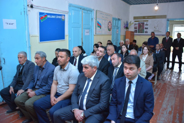 Şamaxı RİH başçısının növbəti səyyar qəbulu rayonun Dəmirçi kənd sakinləri ilə keçirilib