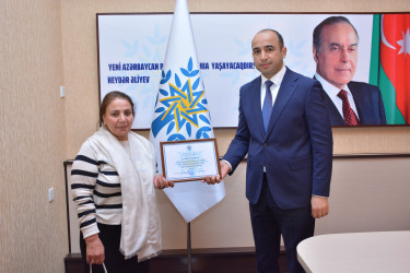 Yeni Azərbaycan Partiyası Şamaxı rayon təşkilatının təsis edilməsinin 33-cü ildönümü münasibətilə dəyirmi masa keçirilib