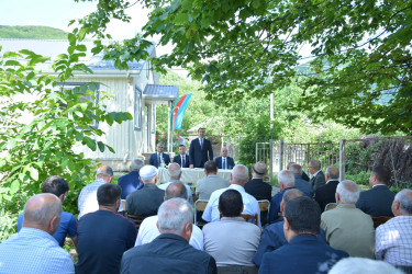 Rayon İcra Hakimiyyəti başçısının növbəti səyyar qəbulu rayonun Birinci Çağan və İkinci Çağan kənd sakinləri ilə keçirilib