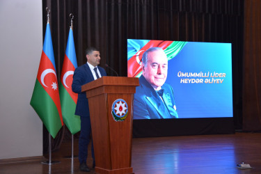 Şamaxıda Ümummilli Lider Heydər Əliyevin anadan olmasının 102-ci ildönümünə həsr olunmuş tədbir keçirilib