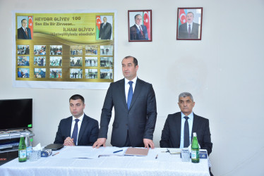 Rayonun Nağaraxana kənd sakinləri ilə növbəti səyyar qəbul keçirilib