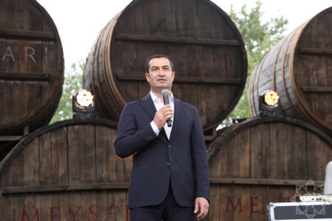 Şamaxıda Beşinci Üzüm və Şərab Festivalı keçirilib