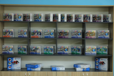 İlham Əliyev Şamaxı Avropa liseyinin yeni binasının açılışında iştirak edib