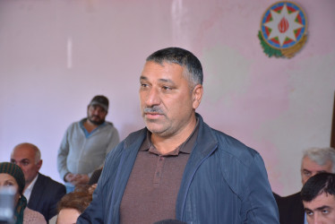 Rayonun Qurdtəpə kənd sakinləri ilə növbəti səyyar qəbul keçirilib