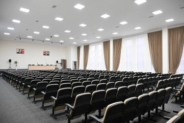 İlham Əliyev Şamaxı Avropa liseyinin yeni binasının açılışında iştirak edib