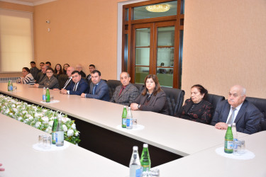 Yeni Azərbaycan Partiyası Şamaxı rayon təşkilatının təsis edilməsinin 33-cü ildönümü münasibətilə dəyirmi masa keçirilib