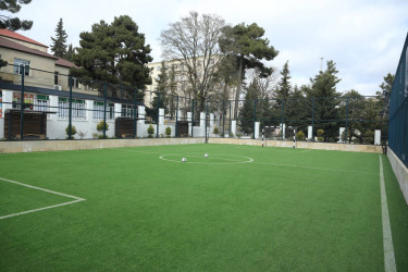 İlham Əliyev Şamaxı Avropa liseyinin yeni binasının açılışında iştirak edib