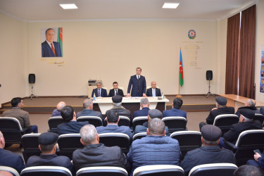 Rayon İcra Hakimiyyəti başçısının növbəti səyyar qəbulu rayonun Ovçulu kənd sakinləri ilə keçirilib