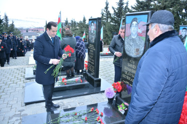 20 Yanvar faciəsinin 36-cı ildönümü ilə əlaqədar Şamaxı şəhərində anım mərasimi keçirilib