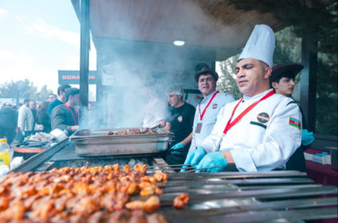 Şamaxının Meysəri kəndində Azərbaycanda ilk dəfə reallaşan Beynəlxalq Barbekü Festivalı keçirilib