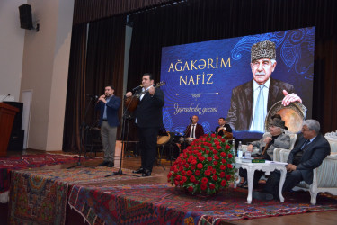 Şamaxıda şair, xanəndə, bəstəkar Ağakərim Nafizin yaradıcılıq gecəsi keçirilib