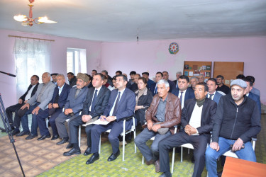 Rayon İcra Hakimiyyəti başçısının növbəti səyyar qəbulu rayonun Qurdtəpə kənd sakinləri ilə keçirilib