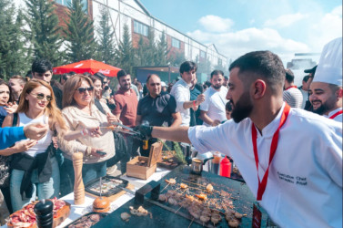 Şamaxının Meysəri kəndində Azərbaycanda ilk dəfə reallaşan Beynəlxalq Barbekü Festivalı keçirilib