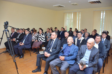 Rayon İcra Hakimiyyəti başçısının növbəti səyyar qəbulu rayonun Muğanlı kənd sakinləri ilə keçirilib