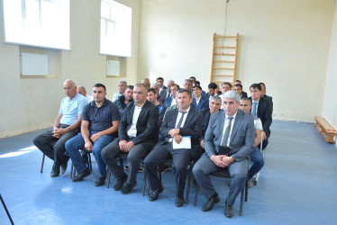 Rayonun Hacılı kənd sakinləri ilə növbəti səyyar qəbul keçirilib