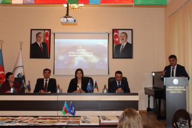 Qərbi Azərbaycana qayıdışın tarixi, hüquqi və mədəni əsasları” mövzusunda elmi-praktik konfrans keçirilib