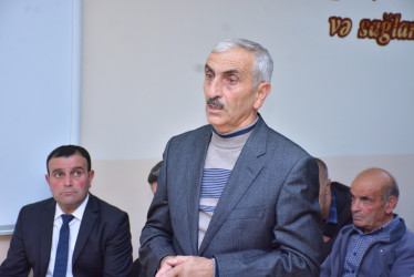 Rayonun Şərədil kənd sakinləri ilə növbəti səyyar qəbul keçirilib