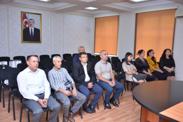 Sentyabrın 8-də ali təhsil müəssisələrinə qəbul imtahanlarında yüksək nəticə göstərən gənclərlə görüş keçirilib