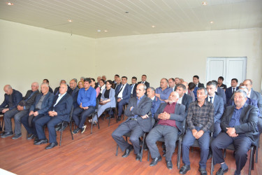 Rayon İcra Hakimiyyəti başçısının növbəti səyyar qəbulu rayonun Həmyəli kənd sakinləri ilə keçirilib