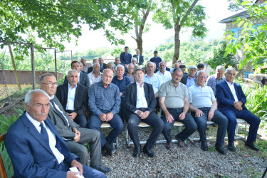 Rayon İcra Hakimiyyəti başçısının növbəti səyyar qəbulu rayonun Birinci Çağan və İkinci Çağan kənd sakinləri ilə keçirilib