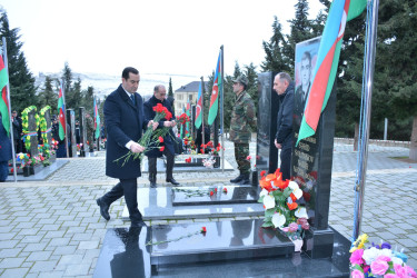 20 Yanvar faciəsinin 36-cı ildönümü ilə əlaqədar Şamaxı şəhərində anım mərasimi keçirilib