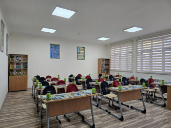 İlham Əliyev Şamaxı Avropa liseyinin yeni binasının açılışında iştirak edib