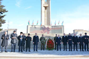 20 Yanvar faciəsinin 35-ci ildönümü ilə əlaqədar Şamaxı şəhərində anım mərasimi keçirilib