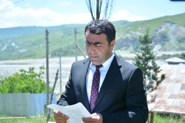 Rayon İcra Hakimiyyəti başçısının növbəti səyyar qəbulu rayonun Səfalı kənd sakinləri ilə keçirilib