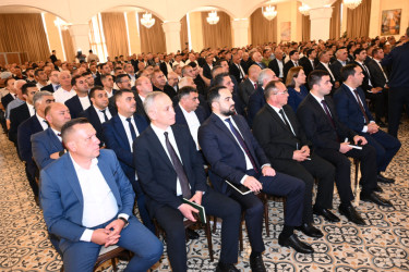 Aqrar sahədə yeni Dövlət Proqramının müzakirəsi ilə bağlı İsmayıllı rayonunda regional müşavirə keçirilib