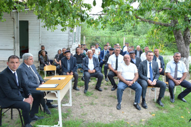Rayon İcra Hakimiyyəti başçısının növbəti səyyar qəbulu rayonun Talışnuru kənd sakinləri ilə keçirilib