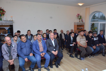 Rayonun Günəşli kənd sakinləri ilə növbəti səyyar qəbul keçirilib