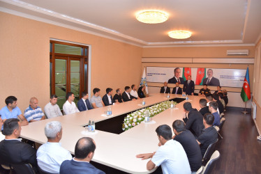 “Konstitusiya və Suverenlik İli” çərçivəsində 26 İyun – Silahlı Qüvvələr Günü münasibətilə Şamaxı rayonunda tədbir keçirilib