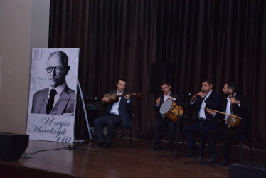 Şamaxıda Üzeyir Hacıbəylinin anadan olmasının 140-cı ildönümü qeyd edilib