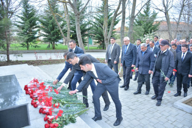 Şamaxı rayonunda 31 Mart - Azərbaycanlıların Soyqırımı Günü əlaqədar soyqırımı qurbanlarının xatirəsi anılıb