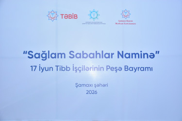 Şamaxıda “Sağlam Sabahlar Naminə” adlı tədbir keçirilib