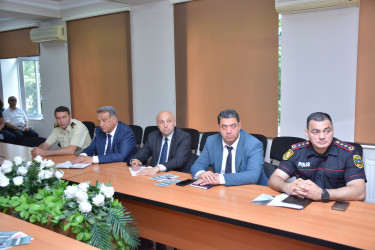 Şamaxıda 26 iyun – "Narkotik vasitələrin sui-istifadəsi və qanunsuz dövriyyəsi ilə Beynəlxalq Mübarizə Günü" çərçivəsində tədbir keçirilib