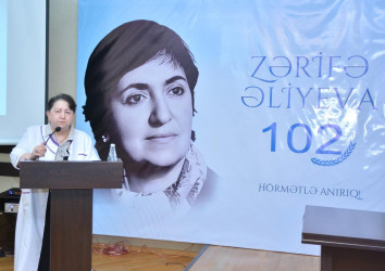 Şamaxıda Əməkdar elm xadimi, görkəmli oftalmoloq alim, akademik Zərifə Əliyevanın anadan olmasının 102-ci ildönümü münasibətilə tədbir keçirilib