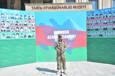 Şamaxıda 27 sentyabr - Anım Günününə həsr olunmuş tədbirdə şəhidlərin əziz xatirəsi yad edilib