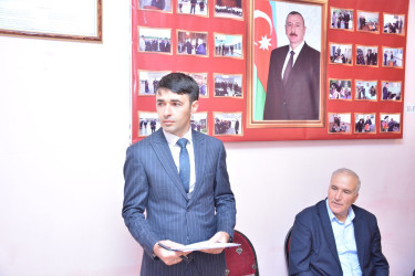 Rayon İcra Hakimiyyəti başçısının növbəti səyyar qəbulu rayonun İkinci Cabanı kənd sakinləri ilə keçirilib