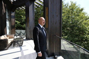 İlham Əliyev Şamaxıda “Meysari Grand Hotel & SPA” kompleksinin açılışında iştirak edib