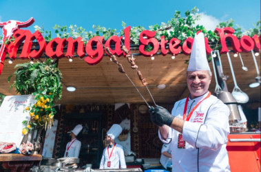 Şamaxının Meysəri kəndində Azərbaycanda ilk dəfə reallaşan Beynəlxalq Barbekü Festivalı keçirilib