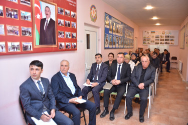 Rayon İcra Hakimiyyəti başçısının növbəti səyyar qəbulu rayonun İkinci Cabanı kənd sakinləri ilə keçirilib