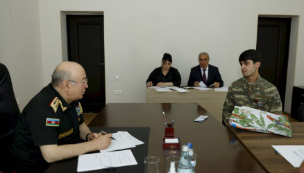 Fövqəladə hallar naziri Kəmaləddin Heydərov Şamaxı şəhərində vətəndaşları qəbul edib