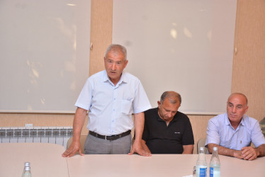 “Konstitusiya və Suverenlik İli” çərçivəsində 26 İyun – Silahlı Qüvvələr Günü münasibətilə Şamaxı rayonunda tədbir keçirilib