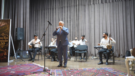 Azərbaycan Aşıqlar birliyinin üzvü, Aşıq Rza Məmmədovun 50 illik yubileyi qeyd olunub