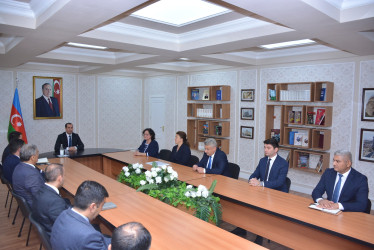 Şamaxı Rayon İcra Hakimiyyəti başçısı aparatının şöbə müdiri Dürdanə Mirzəyevanın təqaüdə göndərilməsi ilə bağlı tədbir keçirilib